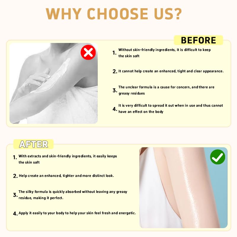 Champagne Lift Body Creme,lift firming body creme, with Luxe-Lift Firming Complex & Pink Pepperslim,Deep Hydration & Smoothing, Hydrates Dry Skin Arms & Legs (Vanilla)