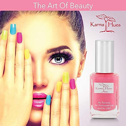 Karma Organic Natural Nail Polish-Non-Toxic Nail Art, Vegan and Cruelty-Free Nail Paint (Beachy Chic)