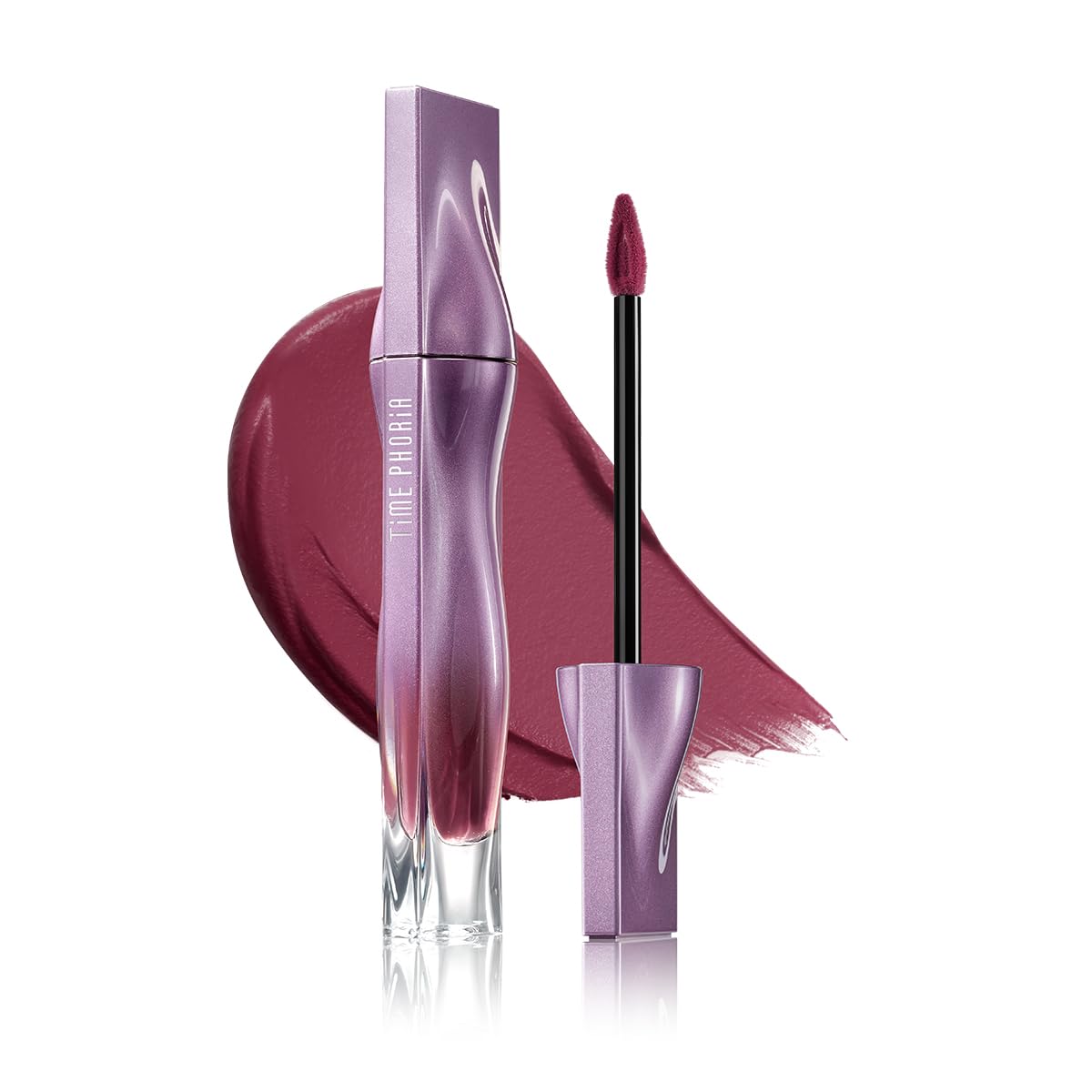 NEBULA VELVET LIP CREAM-Long Lasting Lip Stain, Waterproof and Transfer Proof Lip Tint, Matte Finish Lipstick, Smooth Out Lip Lines, Lightweight Lip Cream, High Coverage (05 POLARIS)