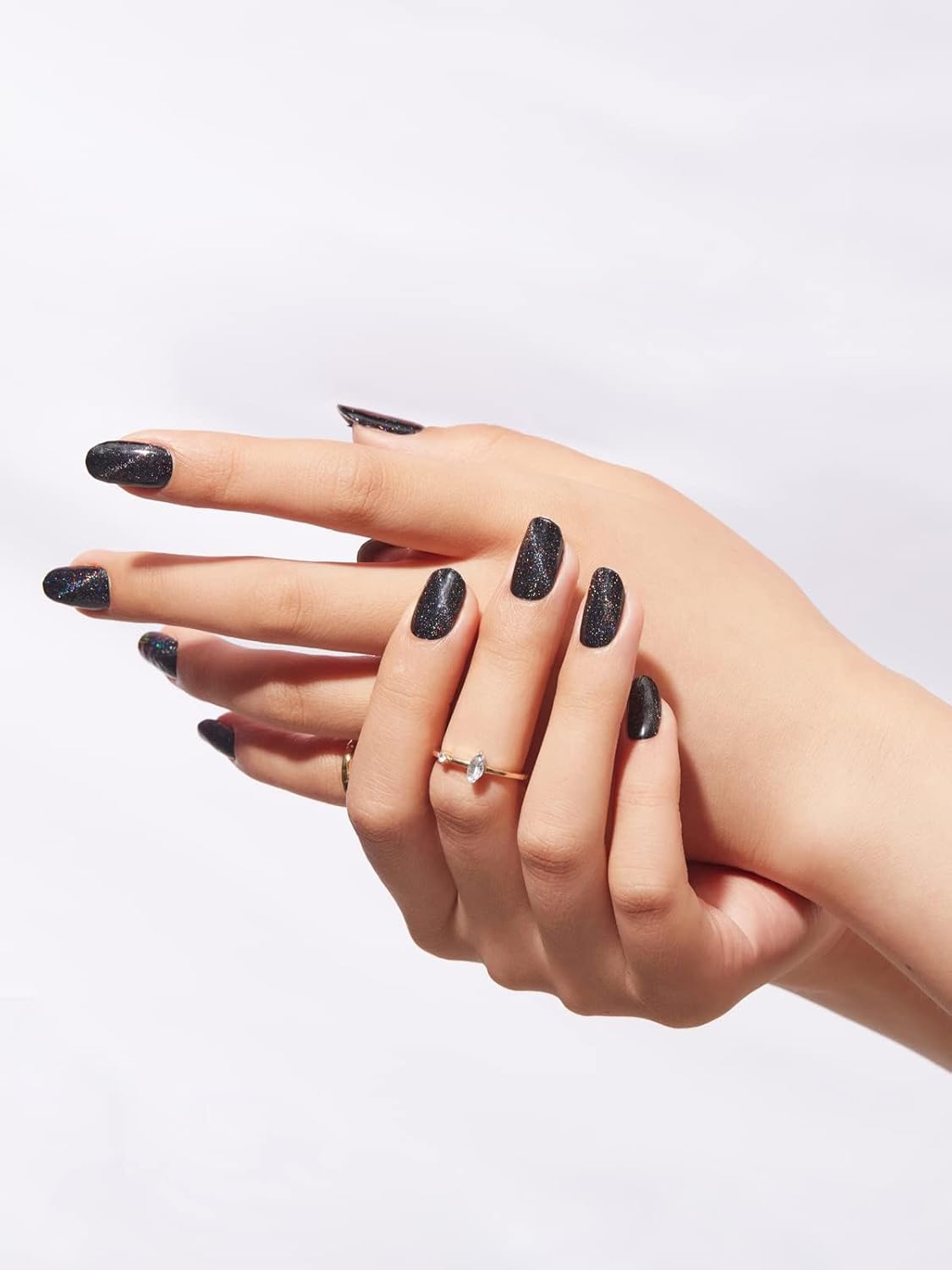 Semi Cured Gel Nail Strips, 20 pcs Gel Stikers, Wraps, Salon-Quality, 2 Weeks Long Lasting Shell Aurora