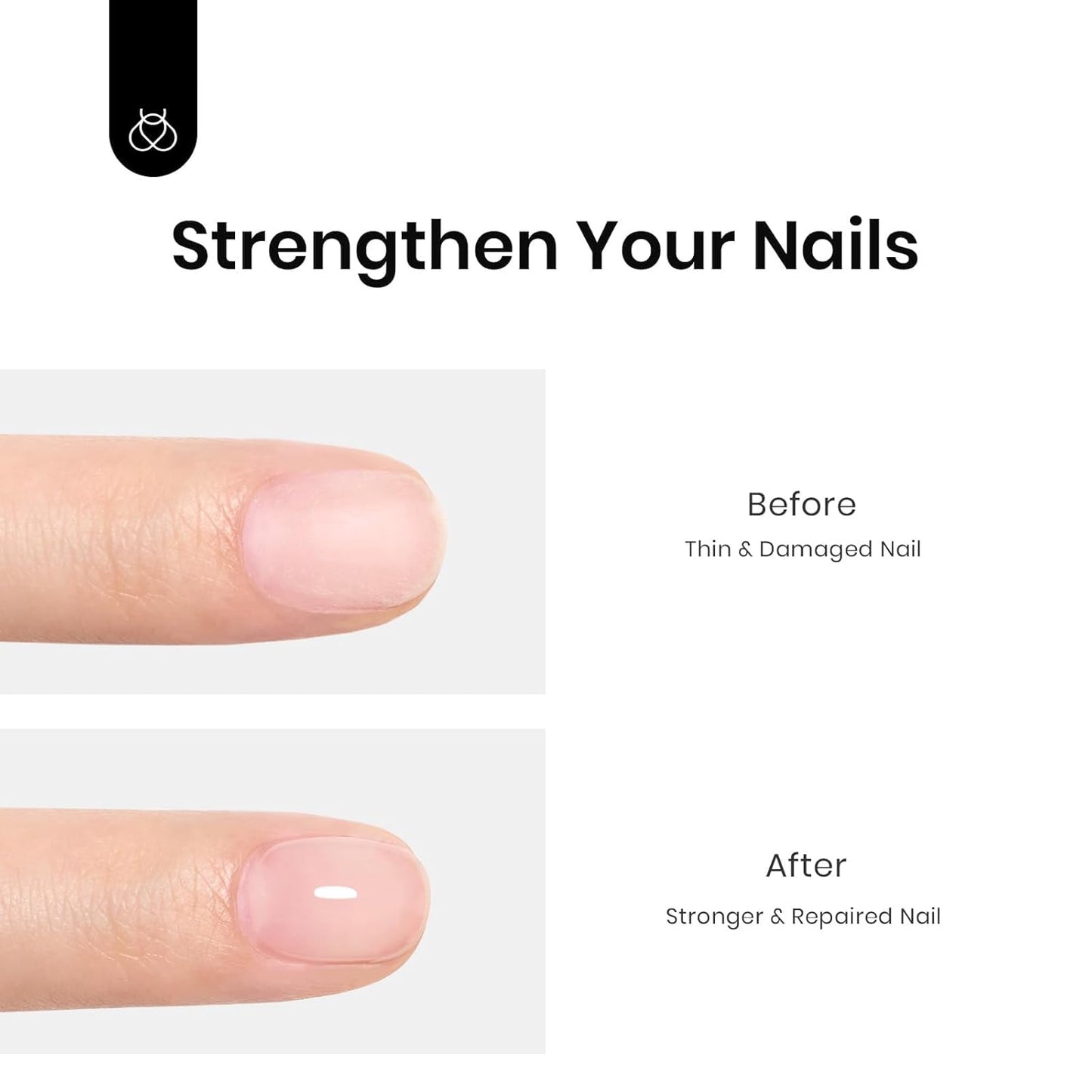 beetles Gel Polish Beetles Color Base Gel For Nails, 2 In 1 Clear Sheer Builder Rubber Gel Nail Strengthener Gel, 15ml 0.5Oz Coat Gel Polish Soak Off UV Gel DIY Home and Salon Hallowen Gift