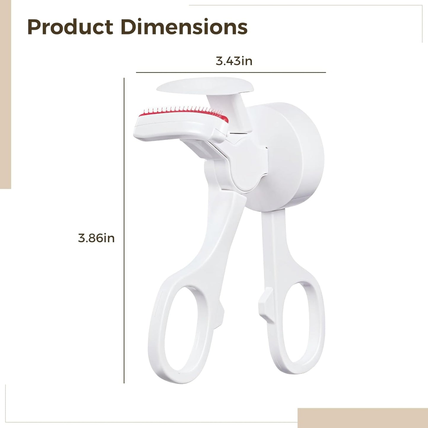 Heated Lash Curler, C-Shaped Intelligent Eyelash Curler, 3-Level Temperature Control, USB Rechargeable Electric Eyelash Styler, Portable Design, Personalized Curling Experience