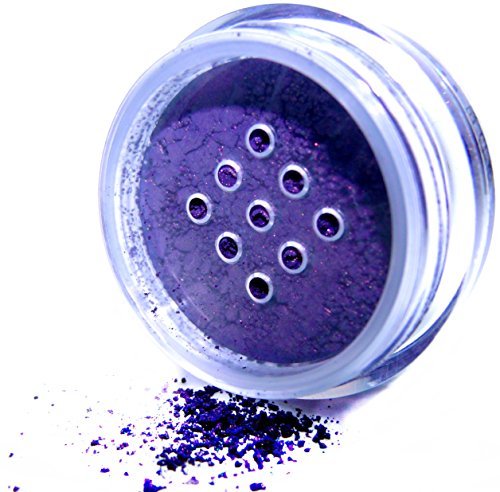Beautiful Deep Eggplant Purple Blue Single Loose Powder Eyeshadow Powder Pigment; Talc, Paraben & Cruelty Free | alldaygood beauty