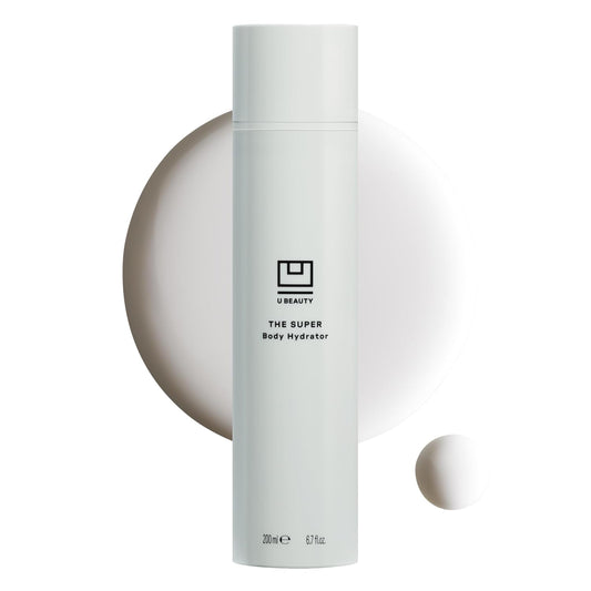 U Beauty The SUPER Body Hydrator - Mega-Dose Hyaluronic Acid Body Moisturizing Cream with Niacinamide and Squalane for Smooth, Bright, and Renewed-Looking Skin For Up To 48 Hours - 6.7 fl oz | alldaygood beauty