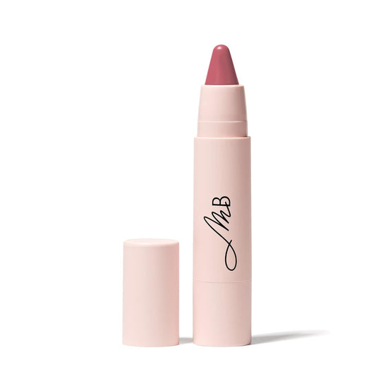 Monika Blunder Beauty Kissen Lush Lipstick Crayon - Florence (Cool Pink) Clean Beauty, Cruelty-Free, Vegan