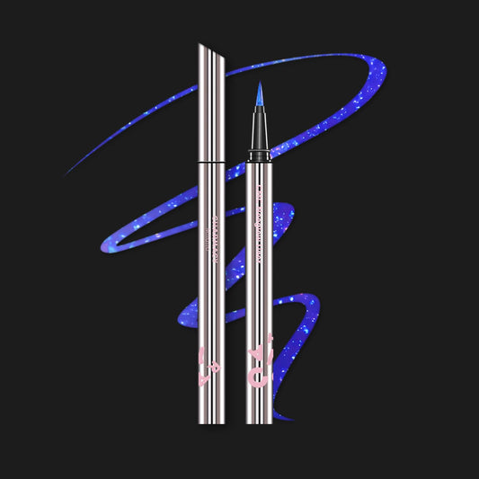 CHARMACY New Chameleon Liquid Eyeliner, Liquid Glitter Eyeliner, Highly Pigmented, Metallic MultiColor Shifting waterproof Eyeliner, Ultra-Fine Tip, Longwearing, Smudge-proof (A03 Twilight Shimmer) | alldaygood beauty