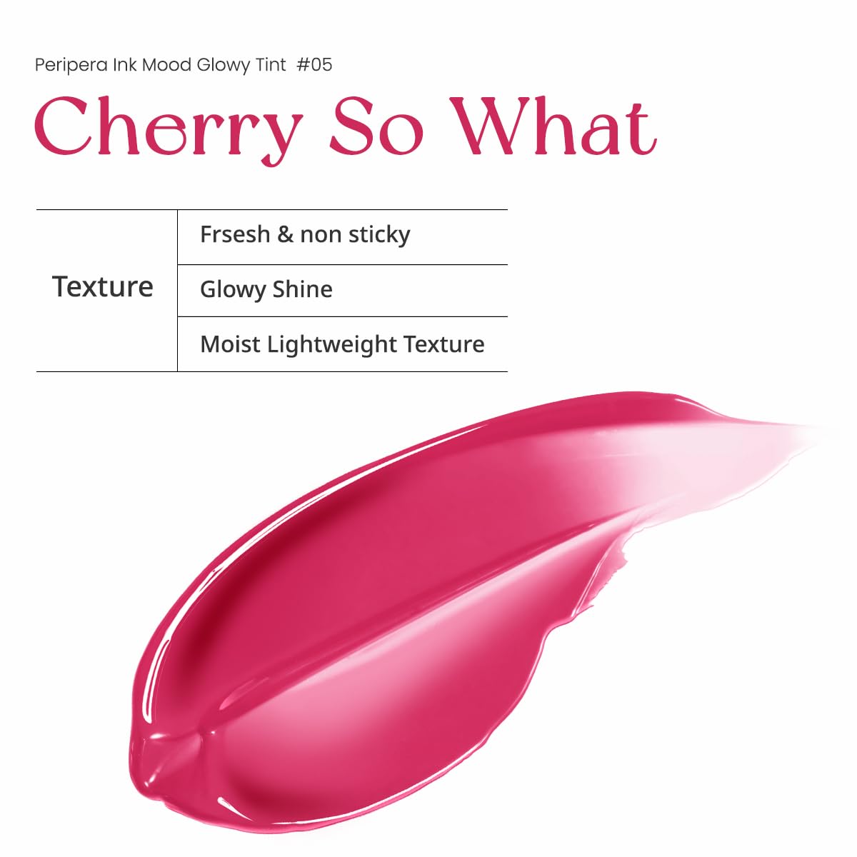 Peripera Ink Mood Glowy Tint (05 CHERRY SO WHAT (NEW))