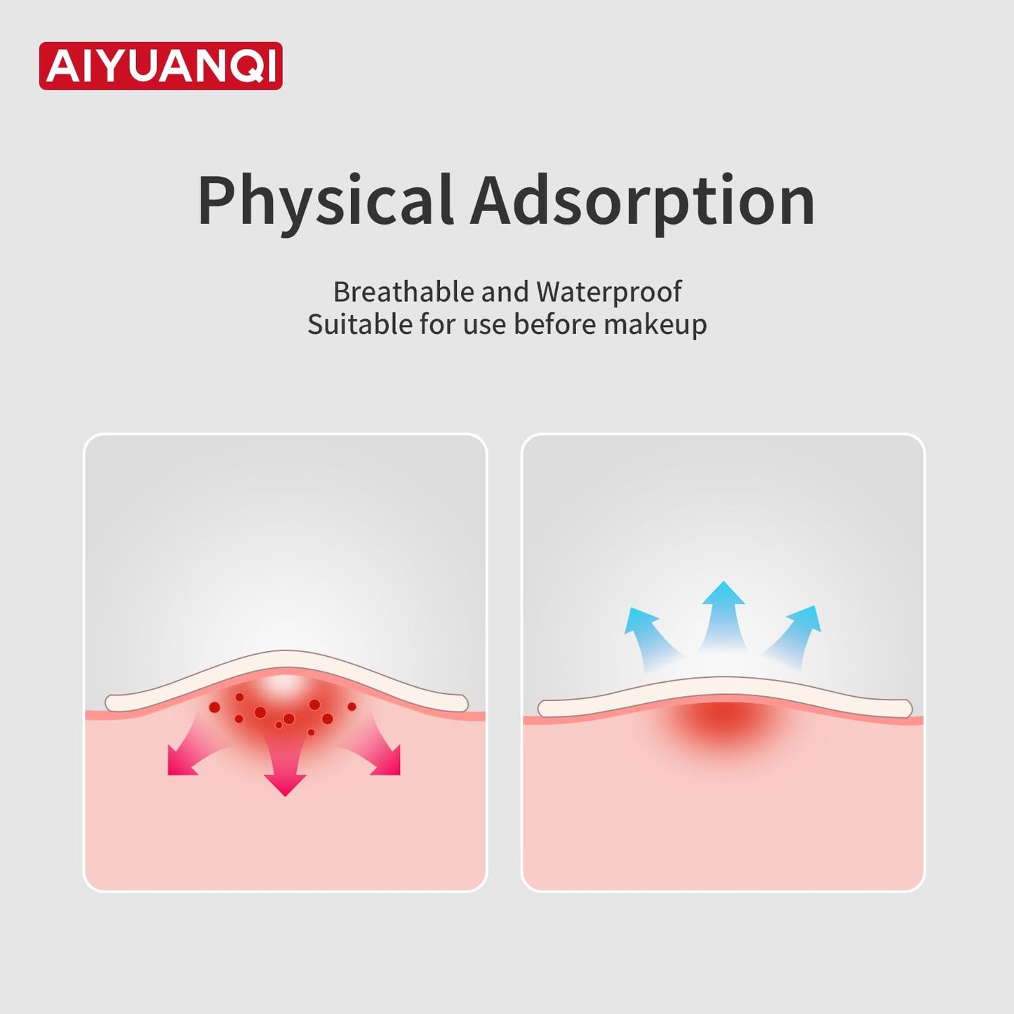 Large Pimple Patches For Face, Invisible Hydrocolloid Acne Patches, Salicylic Acid & Tea Tree, 2 Sizes 180 Counts Spot Stickers for Covering Zits and Blemishes