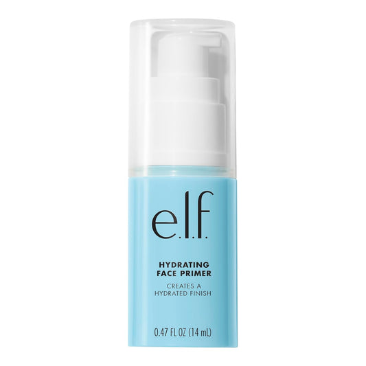 e.l.f. Hydrating Face Primer, Makeup Primer For Flawless, Smooth Skin & Long-Lasting Makeup, Fills In Pores & Fine Lines, Vegan & Cruelty-free, Small | alldaygood beauty