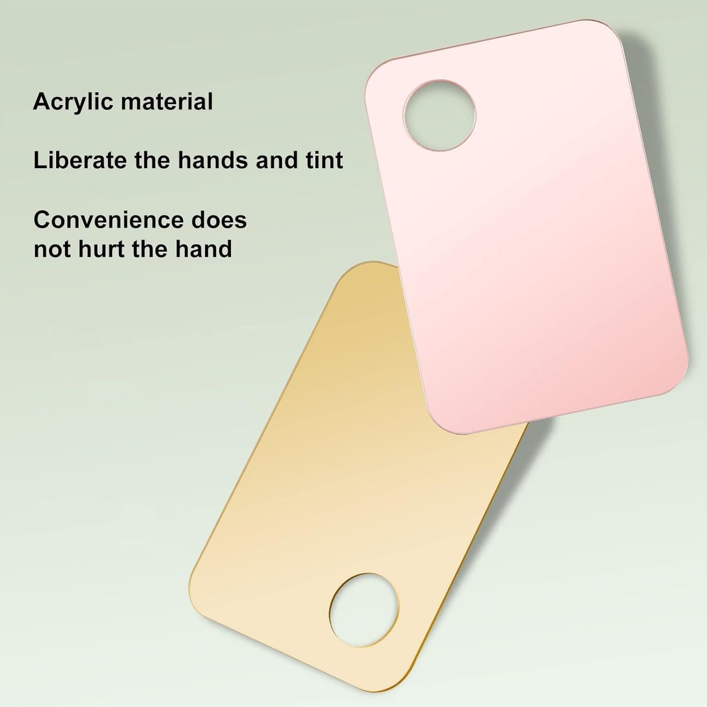 Pink Cosmetic Makeup Palette, Nail Art Palette with Spatula, DIY Makeup Mixing Palette, Beauty Salon Color Cream Mixing Palette, Nail Art Painting Mixed, Makeup Display Board Beauty and Personal Care