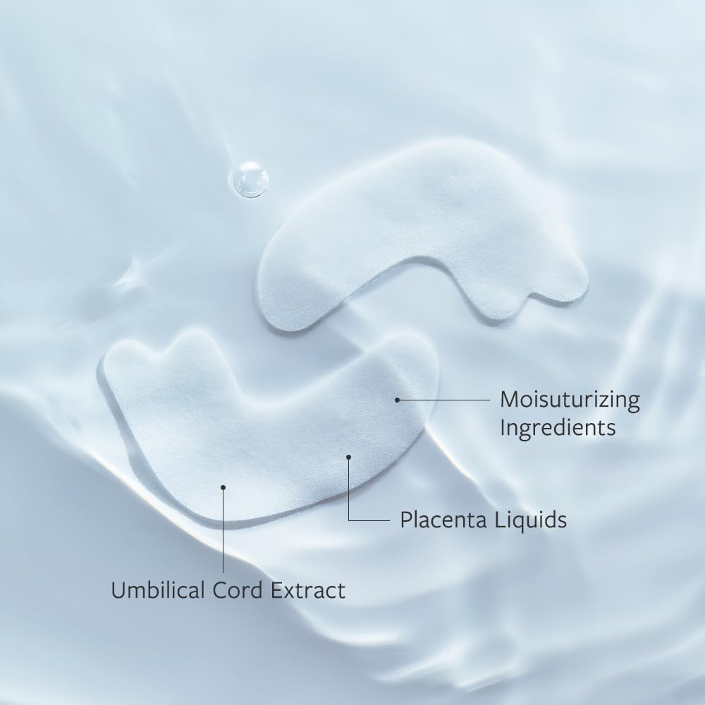 Spa Treatment UMB Stretch iSheet Japanese Under Eye Masks (32 Sheets) - Effective Anti-Aging Under Eye Patches for Dark Circles, Dry, Dull Skin Around the Eyes - Moisturize and Refresh your Skin