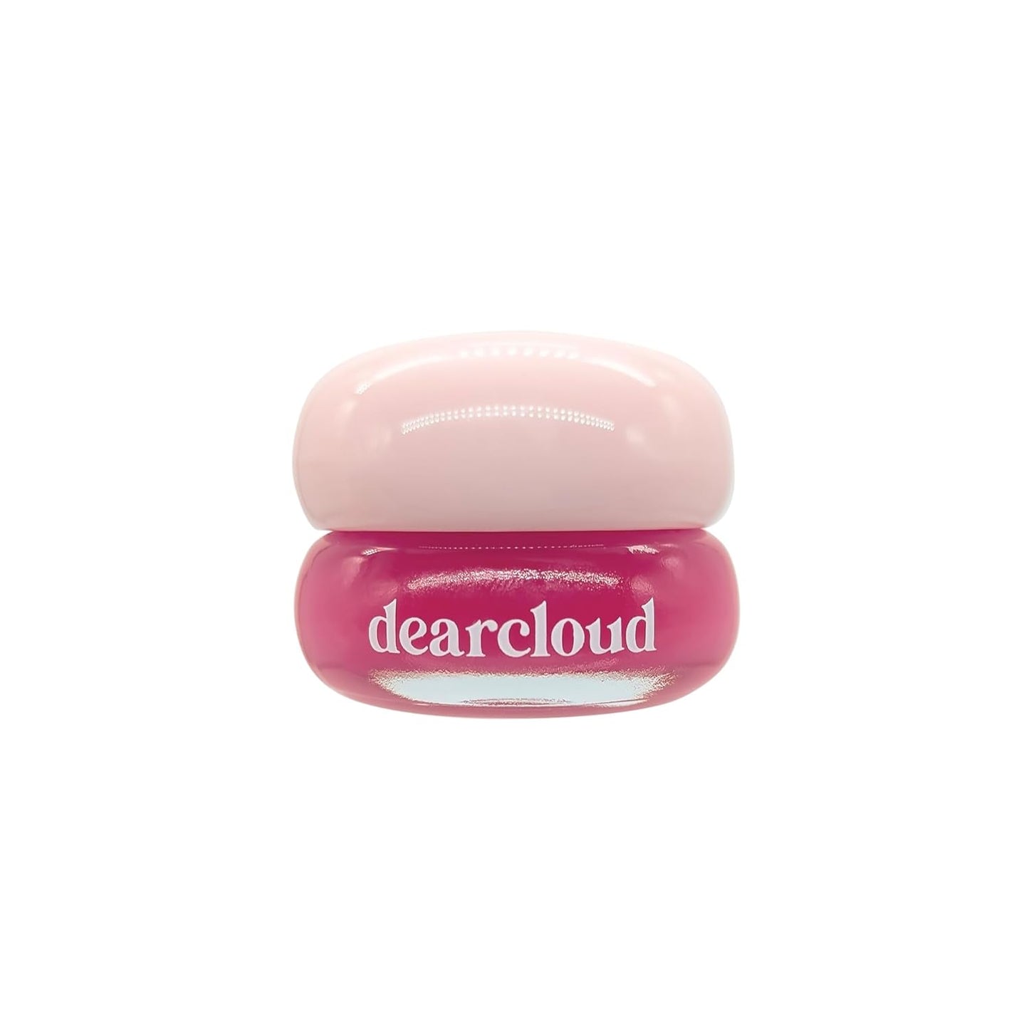 dearcloud Dewy Lip Jam – Hydrating Lip Balm & Gloss with Vitamin E, Korean Skincare (Pink Lychee)