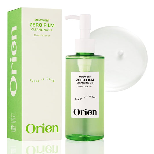 Orien Mugwort Zero Film Cleansing Oil 6.76 fl.oz. 200ml ㅣDaily Makeup Blackhead Removal No pore clogging Korean skincare double cleansing | alldaygood beauty