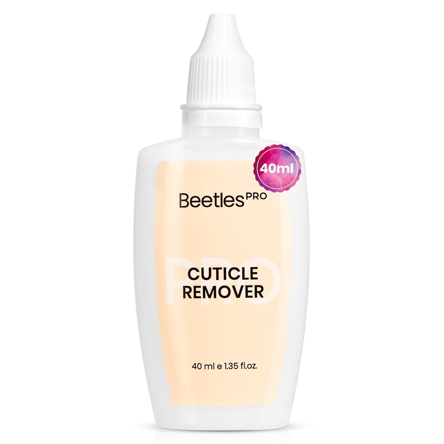 Beetles 40ml Cuticle Remover PRO: Fast Drying Cuticle Remover Softener Liquid, Gently Removes Dead Skin & Overgrown Cuticles, for Nail Technicians & DIY Manicure Lovers