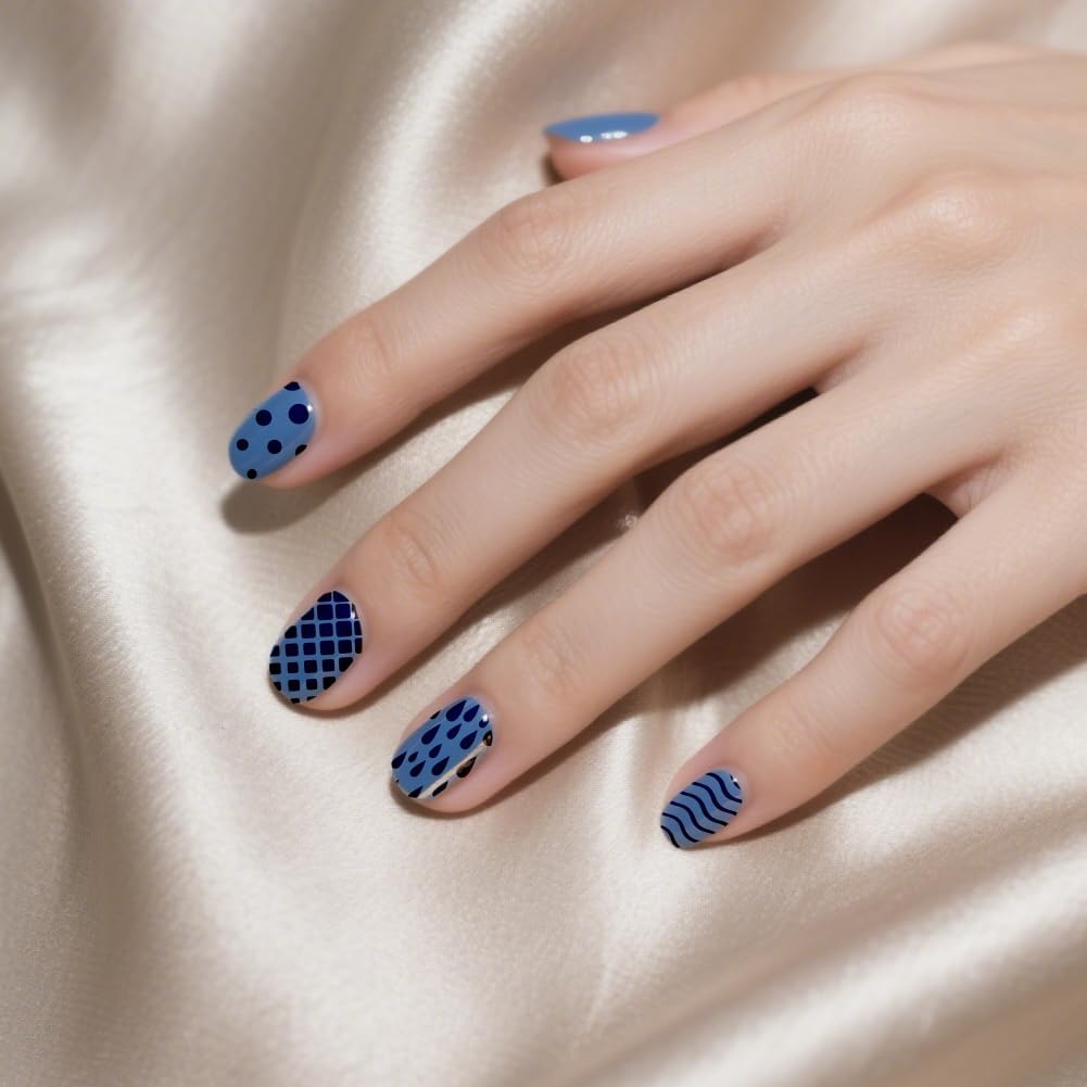 PH PandaHall 9pcs Marble Texture Nail Stamping Plates Line Graffiti Nail Art Designs Gradient Pattern Manicure Art Templates with Stamper and Scraper for Women DIY Manicures Salon Printing