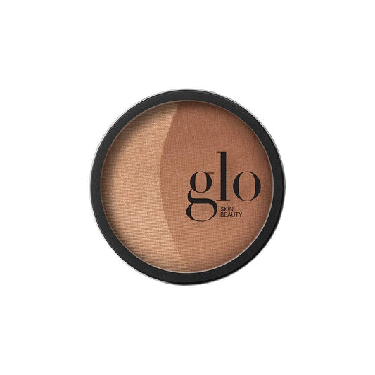Glo Skin Beauty Bronzer Pressed Powder (Sunkiss) - Mineral Based Makeup Adds Warmth and Natural Contour for a Sun-Kissed Glow | alldaygood beauty