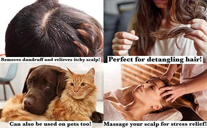 Scalp Massager Shampoo Brush for Dandruff, Hair & Scalp Care – Soft Silicone Bristles for Deep Cleaning & Relaxing Massage – Wet & Dry Use – Pack of 2”