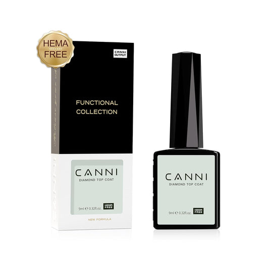 CANNI Top Coat Gel Nail Polish, High Gloss Soak Off U V Gel Nail Top Coat For French Nail Manicure Salon DIY | alldaygood beauty