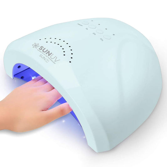 SUNUV Nail Dryer, UV Light for Gel Nail Polish Professional UV LED Lamp with 3 Timer Settings Art Tools Auto Sensor SUNone Blue | alldaygood beauty