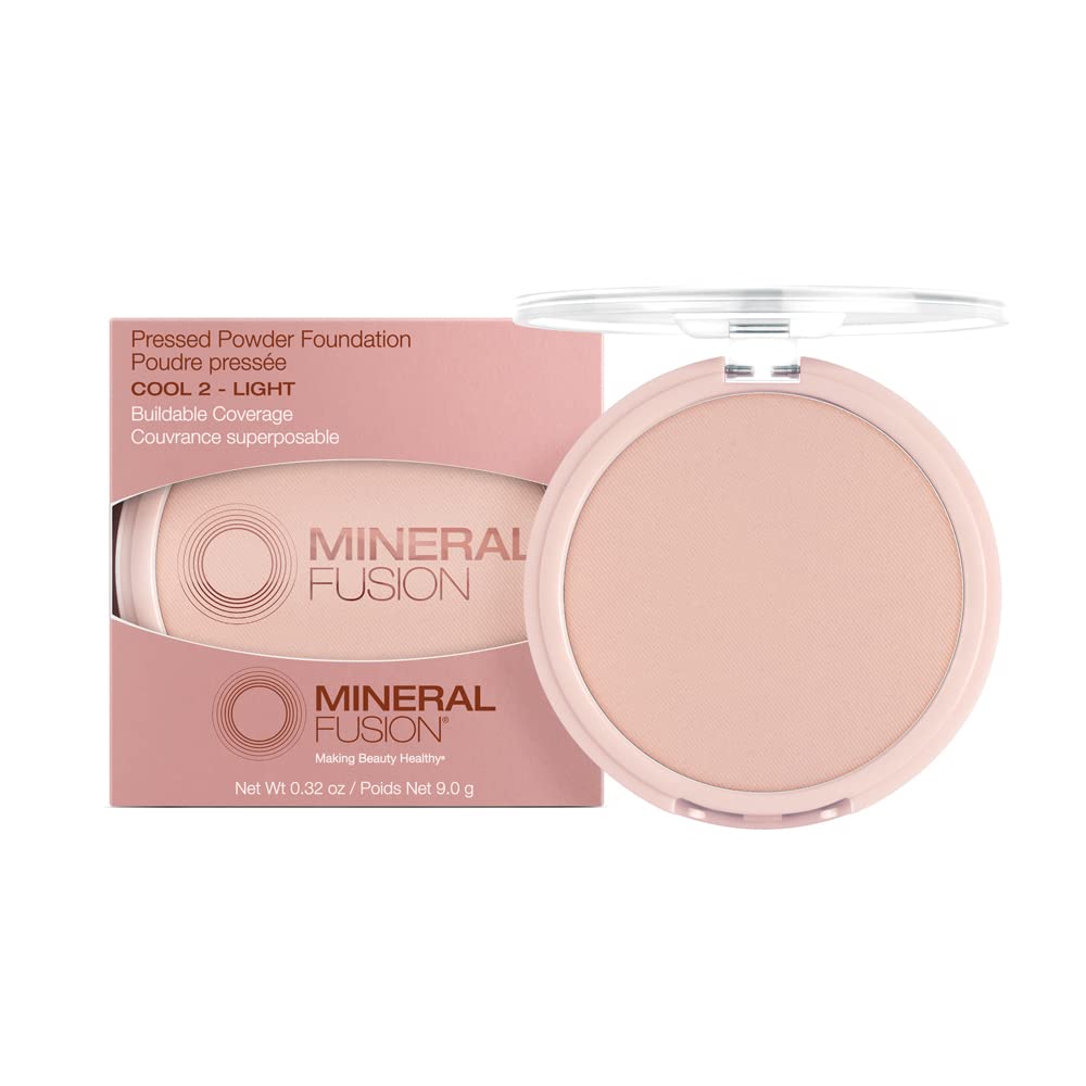 Mineral Fusion, Pressed Powder Foundation Cool 2, 0.32 Ounce