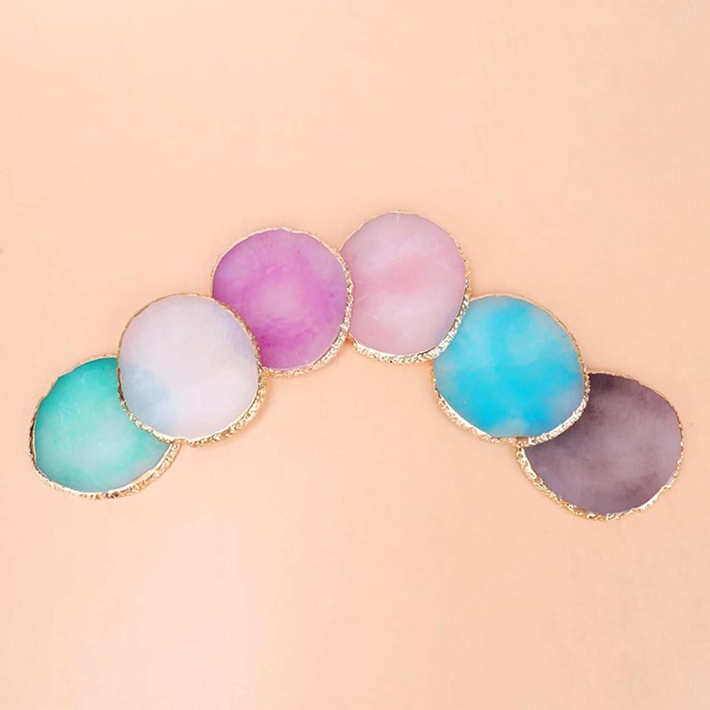 Resin Nail Art Palette Nail Polish Palette Gel Nail Palette with Nail Palette Stirring Rod (Green)