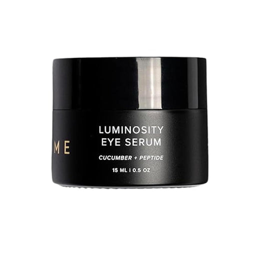 DIME Beauty Luminosity Eye Serum, Eye Cream for Dark Circles and Puffiness, Caffeine Eye Cream, Puffy Eyes Treatment, 0.5 oz / 15 mL