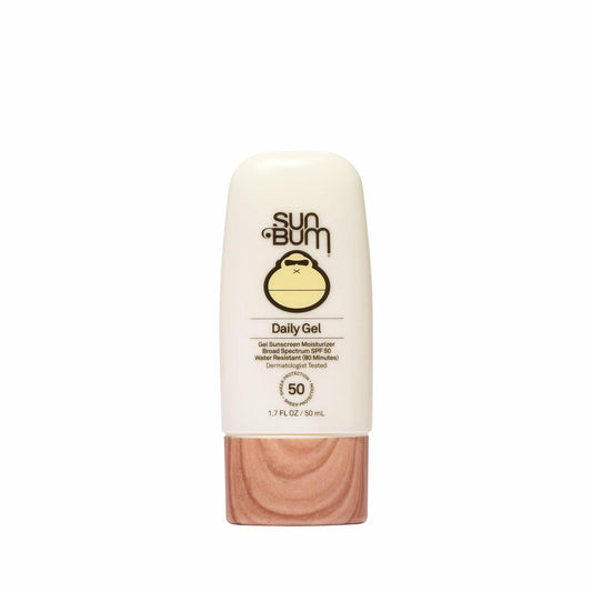 Sun Bum Daily SPF 50 Clear Gel Face Sunscreen - Broad Spectrum Moisturizing Facial Sunscreen with Vitamin E - Vegan and Hawaii 104 Act Compliant (Without Octinoxate & Oxybenzone) - Travel Size 1.7 oz | alldaygood beauty