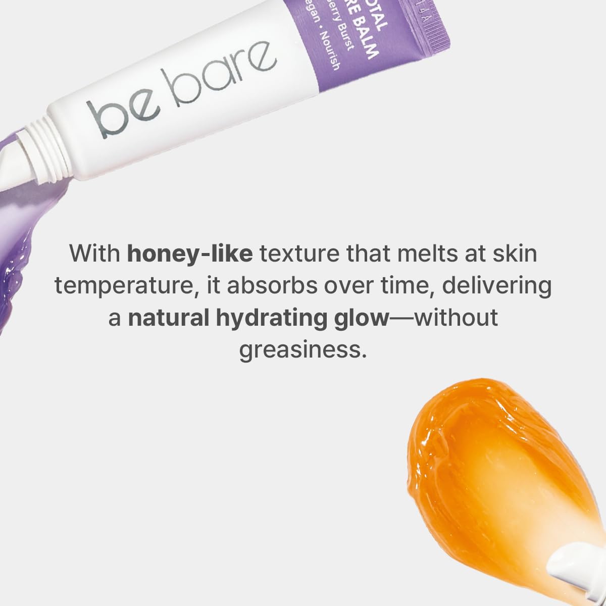 Total Care Balm Dual Pack - Berry Burst and Peachy Pleasure Nourishing Multi-Balm with Vitamin E for Moisturizing Lips, Nails, Elbows and Dry Skin (2 pc)