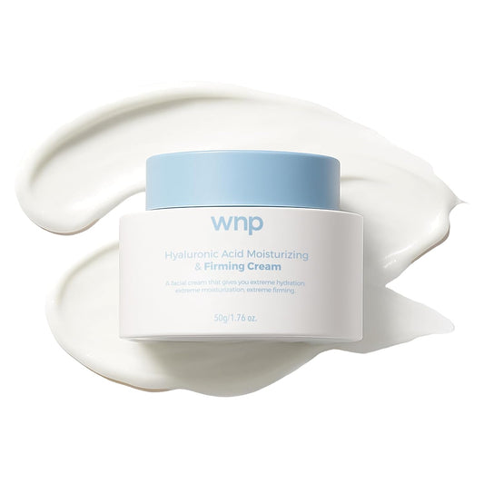 WNP Hyaluronic Acid Moisturizing & Firming Cream -4D Hyaluronic Acid, Aloe Vera,Peptides,Collagen,Ceramides Anti-Aging Face Moisturizer Vegan SkinCare for Fine Lines,Wrinkles Dry Sensitive Skin | alldaygood beauty