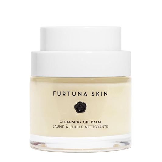 Furtuna Skin Cleansing Oil Balm - Luxurious Vegan Makeup Remover & Skin Nourisher, Olive Oil & Wild Organic Plants Blend, 80g | alldaygood beauty