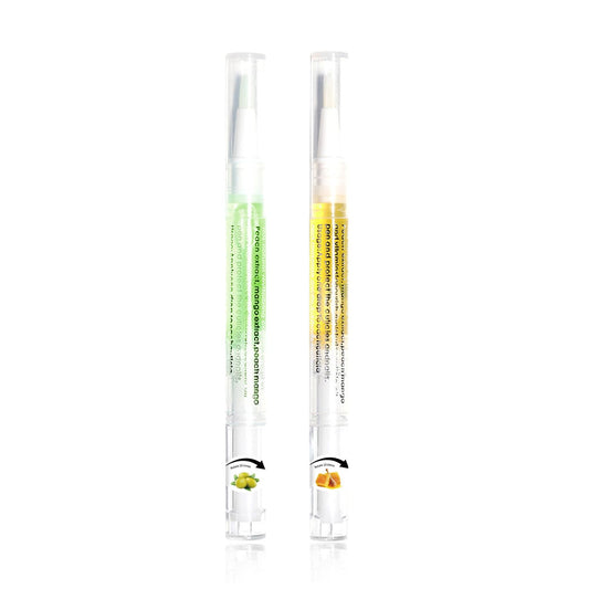 2pcs Cuticle Oil Pen Nourishing for Nails Hydrating Nail Cuticle Oil Pen and Cuticles Moisturizing Nail Care Products (Honey and Olive) | alldaygood beauty
