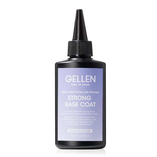 GELLEN 100ml Base Coat Gel Polish Soak Off U V Light Cured High Capacity Base Coat Gel Nail Polish for Salon | alldaygood beauty