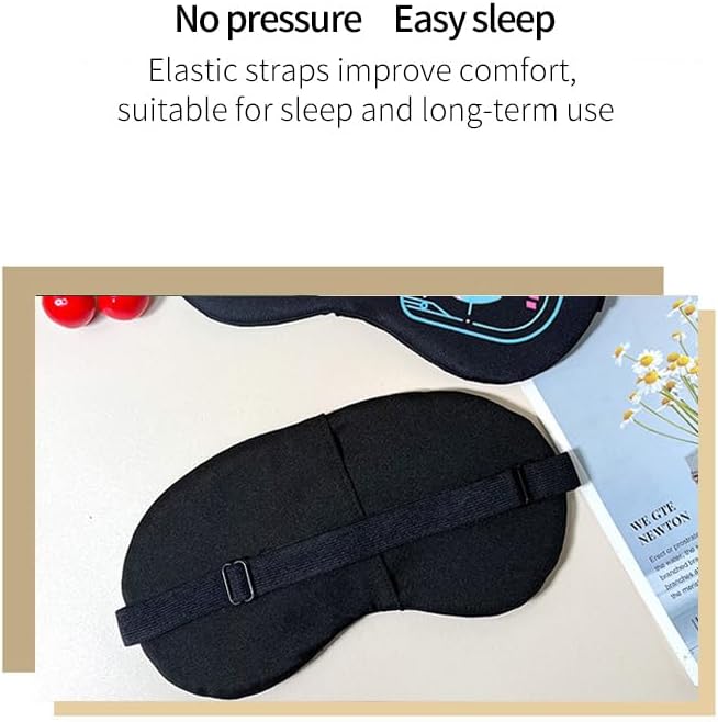 PERFECTSIGHT Rabbit Sleep Eye Masks, Cute Plush Sleep Eye Cover Lightweight Adjustable Eyeshade Faux Fur Mask Cover for Women Men Sleep Travel Nap, Pink Bunny Tulip