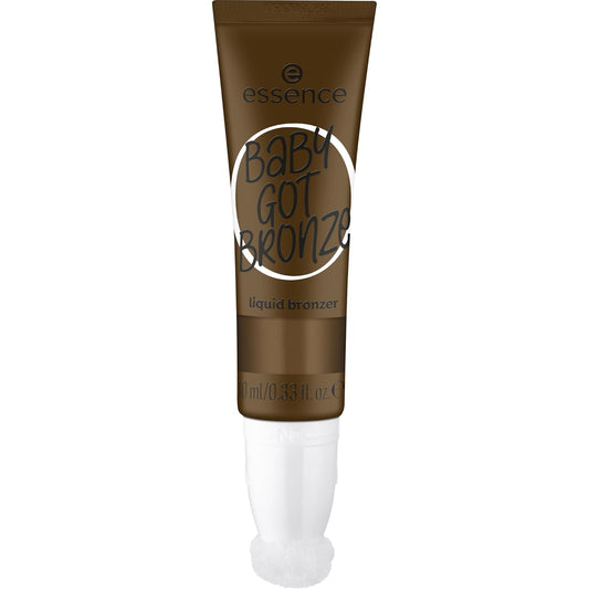 essence | Baby Got Bronze Liquid Bronzer | Lightweight, Buildable, Natural Finish with Sponge Applicator| Vegan & Cruelty Free (50 | Sun Lover) | alldaygood beauty