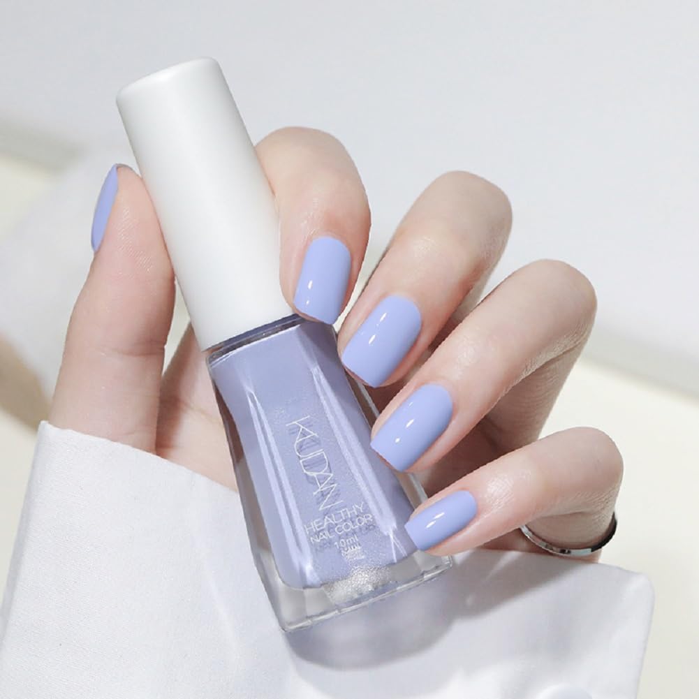 Nail Polish set - Nail Lacquer Quick Dry, Full Size, Vibrant, Colorful, Trendy, Glitter, Glossy, Metallic, Matte Nail Art Nail Shades (N3 Lavender, 52g)