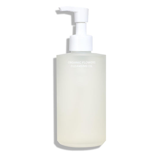 Whamisa Organic Flowers Cleansing Oil, Face Cleanser, Postbiotic-Rich Makeup Remover for Deep Cleansing, Pore Care, Rolling, Fermented, Easy Clean (260ml) | alldaygood beauty
