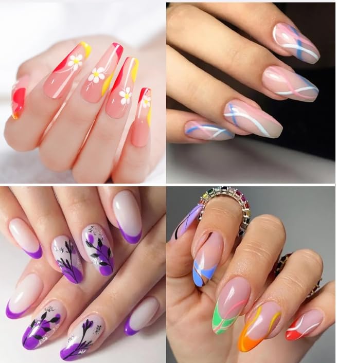 6 black and 6 White Nail Polish Pens Set, Nail Art Pen, Nail Pencil, DIY Drawing Painting Pen, for Nails DIY (6 black+6 White)