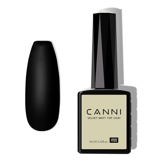 CANNI Matte Top Gel Nail Polish – 9ML Long-Lasting Soak Off UV LED Gel, Matte Finish for DIY Nail Art at Home or Salon | alldaygood beauty