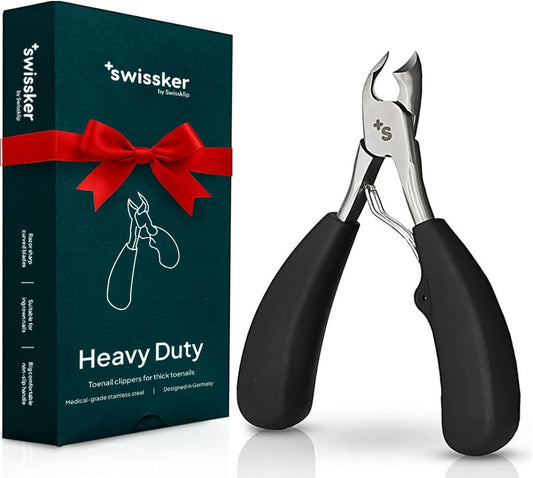 Swissklip Toenail Clippers | Heavy Duty Toe Nail Clippers I Toenail Clippers for Thick Nails I Big Toe Nail Clippers for Thick Toenails I Heavy Duty Nail Clippers for Thick Nail | alldaygood beauty