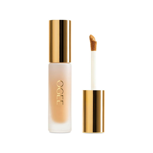 Ogee Complexion Perfecting Under Eye Concealer - Certified Organic Full Coverage Concealer - Buildable Coverage - BANYAN 2.75W - Medium Light (Golden Undertones) | alldaygood beauty