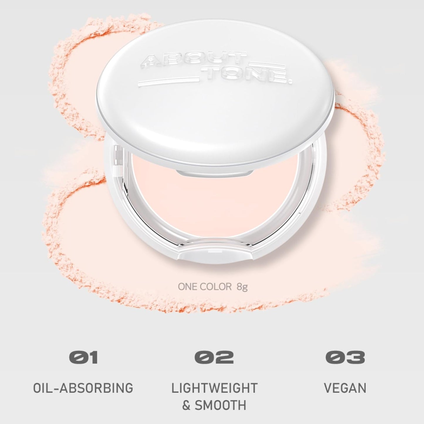 Sebum Cut Powder Pact 0.28oz - Extreme Sebum Control Pressed Powder Compact with Mirror and Puff Non-Dry Oil Cut Ultra-Fine Texture Face Makeup Finishing Setting Fixing Longlasting Vegan