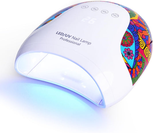 Goodoo UV LED Nail Lamp, 48W Nail Dryer for Gel Polish with 4 Timer Settings & LCD Display and Automatic Sensor, Professional UV Dryer for Home Salon | alldaygood beauty