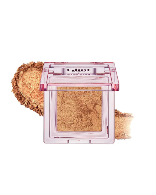 Glint Marble Highlighter (Afternoon Bronze, 0.08oz) - Korean Makeup. Inspired Baked for Smooth, Radiant Glow, Long-Lasting Wear. Enriched with Micro Pearl Particles | alldaygood beauty