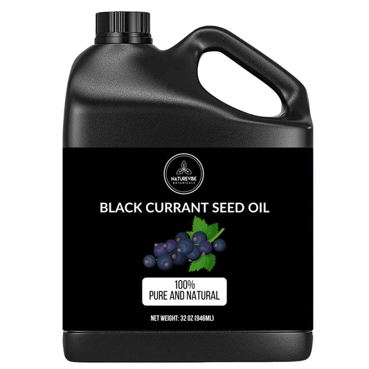 Naturevibe Botanicals Black Currant Oil 32 Ounces | 100% Pure and Natural | Great for Skin Care and Hair Care | alldaygood beauty