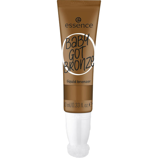 essence | Baby Got Bronze Liquid Bronzer | Lightweight, Buildable, Natural Finish with Sponge Applicator| Vegan & Cruelty Free (30 | Vacation Vibes) | alldaygood beauty