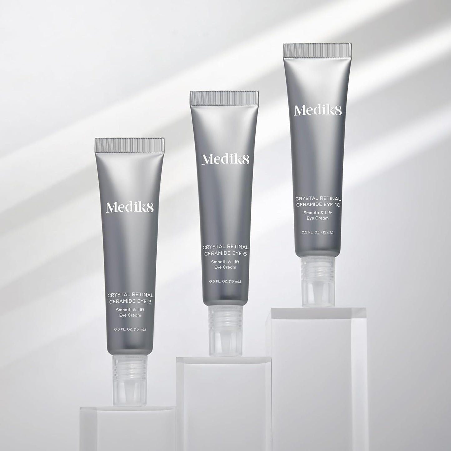 Medik8 Crystal Retinal Ceramide Eye 6 - Gentle Vitamin A Eye Cream - Reduces Appearance of Wrinkles - Perfect for Sensitive Skin - 0.5 oz