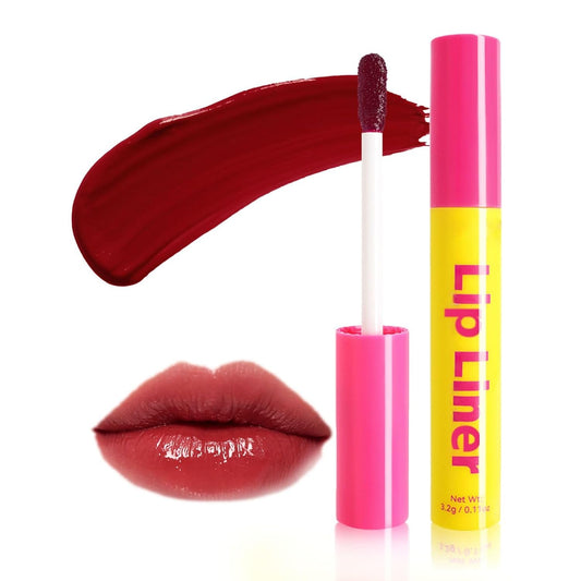 Lip Stain - Lip Stain Peel Off Long-Lasting with Matte Finish Waterproof & Transfer-Proof, Lip Liner Moisturizing & Nourishing Non-Stick Cup Highly Pigmented Color Lip Tint (03 Magenta)