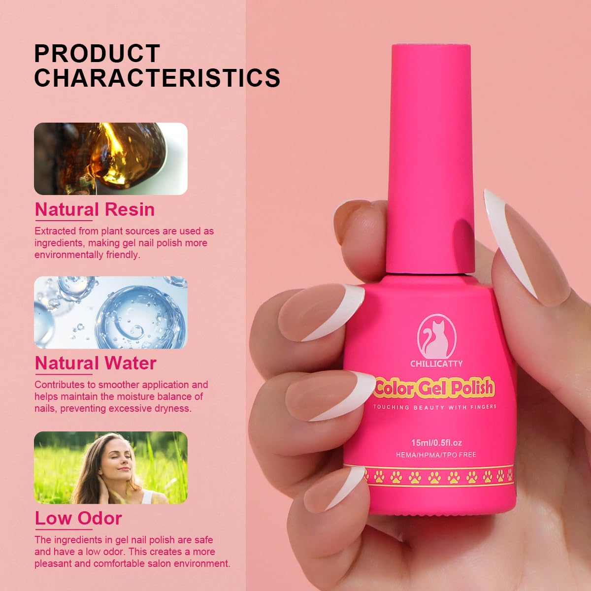 Reflective Glitter Gel Nail Polish, HEMA HPMA TPO Free, Red Flash Diamond Shimmer, Need UV Lamp Long Lasting Salon Perfect Gel Nail 15ML for Women (Dia-003)