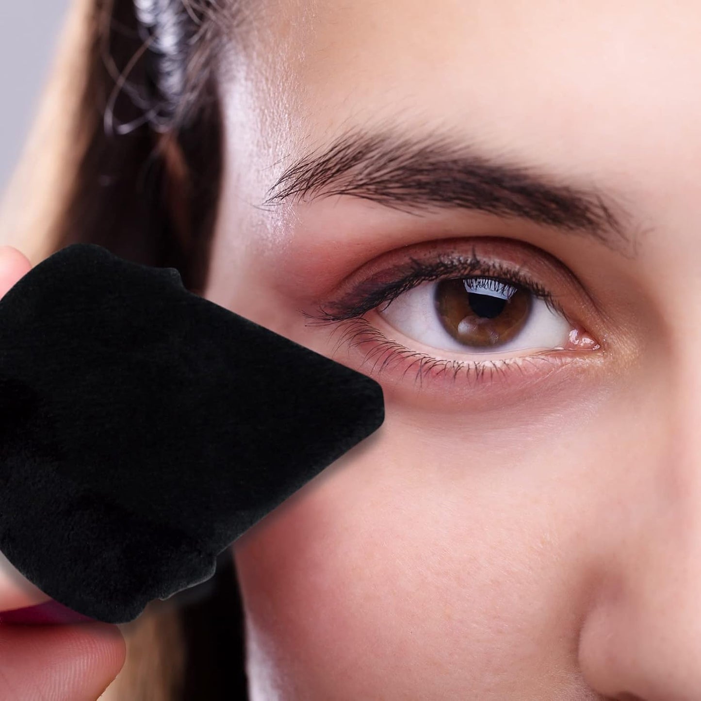 Powder Puff Daubigny 6 Pieces Powder Puff Face Soft Triangle Makeup Puff for Loose Powder Mineral Powder Body Powder Velour Cosmetic Foundation Blender Sponge Beauty Makeup Tools(Black)