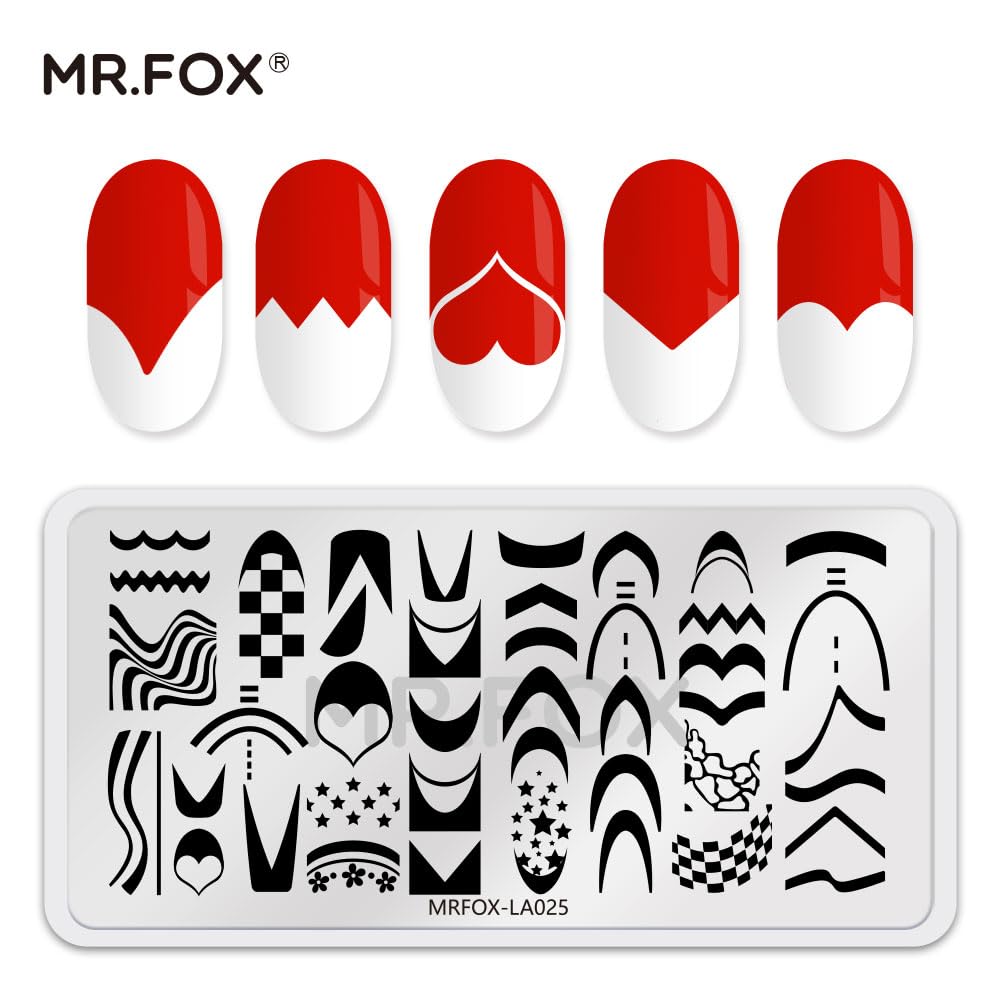 Christmas Nail Stamping Plate Set Winter Snowflake Xmas Snowman Christmas Tree Santa Claus, 5Pcs Nail Art Stamp Kit Templates